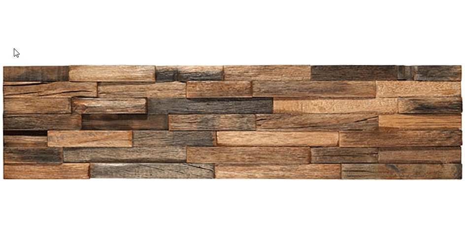 WOOD STYLE Strips Holz Recycling Mosaik