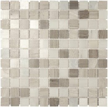 DERBY Grey Mix Naturstein Mosaike in Quadratischer oder Rechteckiger Ausführung in sehr fein abgestimmten Farblichen Grautöne.