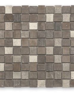 DJENNÉ Brown Naturstein Mosaike in Quadratischer oder Rechteckiger Ausführung in sehr fein abgestimmten Farblichen Erdtöne..