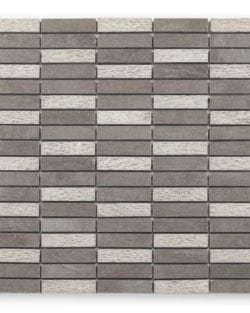 DJENNÉ Grey Stick Naturstein Mosaike in Quadratischer oder Rechteckiger Ausführung in sehr fein abgestimmten Farblichen Erdtöne.