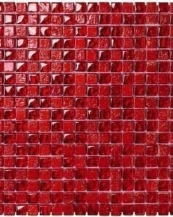 ELDORADO Rosso ist ein klassisches Glas-Naturstein Mosaike in unterschiedlichen Farbkombinationen
