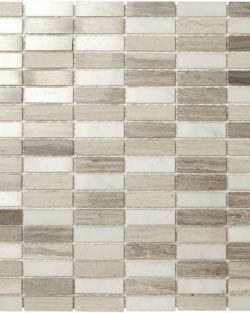 LIVERPOOL Grey Mix Naturstein Mosaike in Quadratischer oder Rechteckiger Ausführung in sehr fein abgestimmten Farblichen Grautöne.
