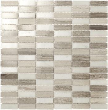 LIVERPOOL Grey Mix Naturstein Mosaike in Quadratischer oder Rechteckiger Ausführung in sehr fein abgestimmten Farblichen Grautöne.