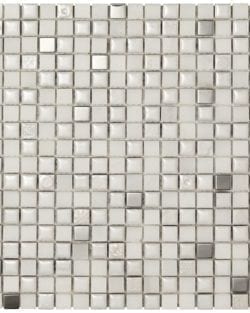 MEXICAL Modern Snow Metal ist ein Keramisches Mosaik, welches wir in verschiedenen Farbtönen anbieten.