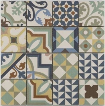 PATCHWORK mix glasiertes Keramik Mosaik
